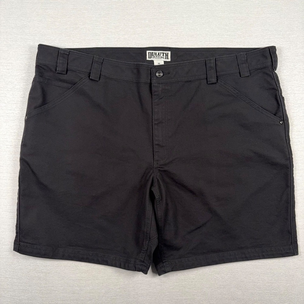 Duluth Flex Fire Hose HD 9" Standard Fit Shorts Mens Size 46 Black